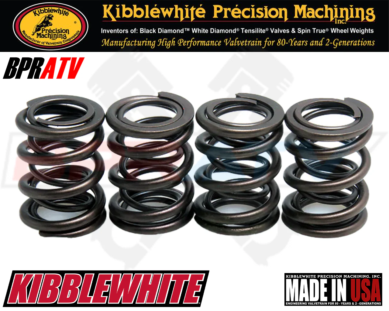 16-24 YXZ1000R YXZ 1000R Kibblewhite TITANIUM Valve Springs Kit KEEPERS + SEALS - Image 8