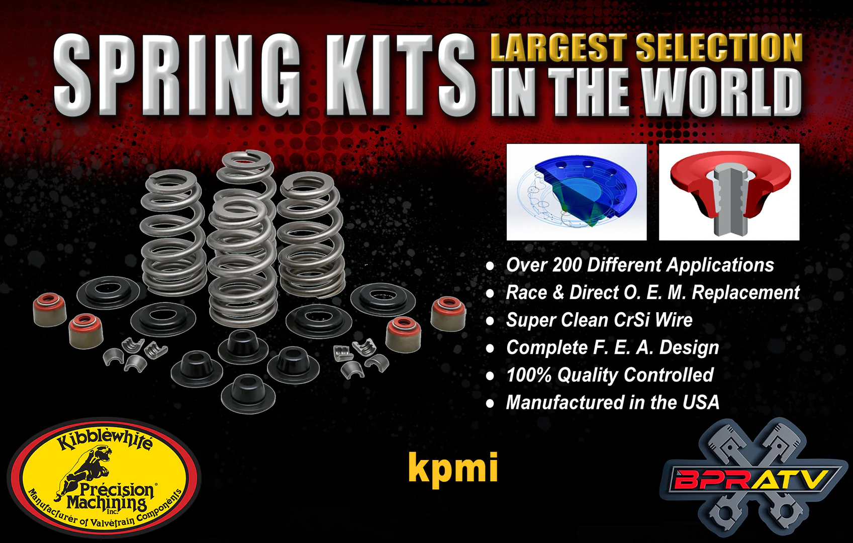 16+ Yamaha YXZ1000R TURBO CP Piston KIBBLEWHITE Valves Cylinder Head Service Kit - Image 16