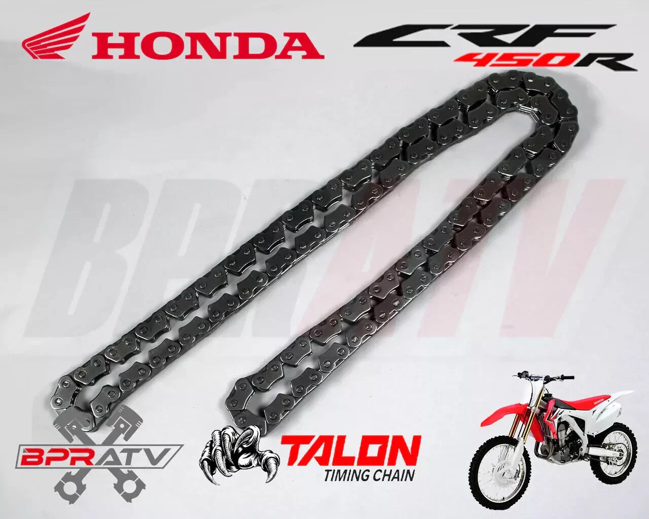 17-26 Honda CRF450R 450RX RWE BPRATV Heavy Duty Cam Timing Chain HD OEM Stronger - Image 16