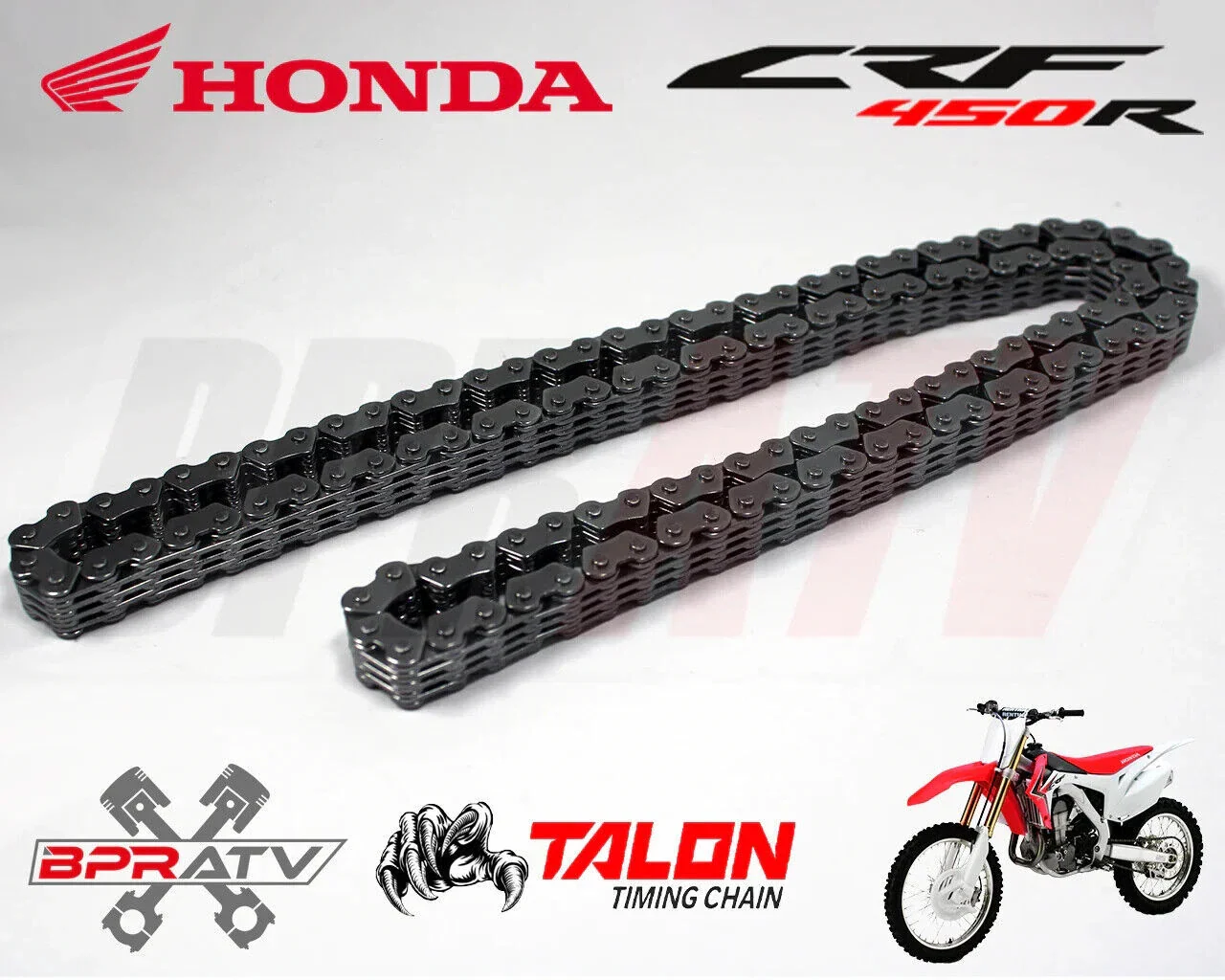 17-26 Honda CRF450R 450RX RWE BPRATV Heavy Duty Cam Timing Chain HD OEM Stronger - Image 5