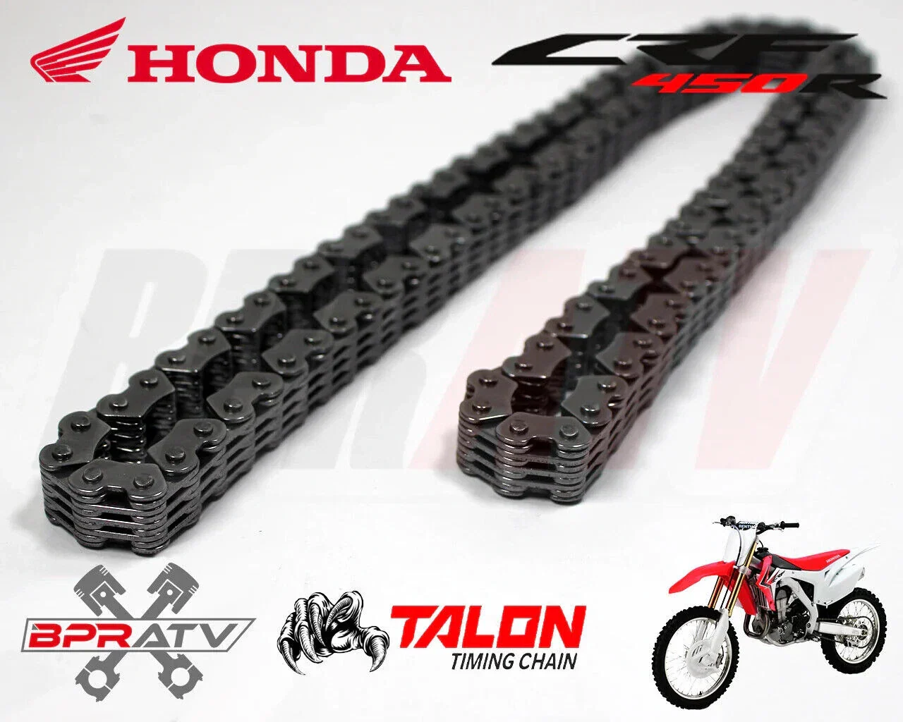 17-26 Honda CRF450R CRF 450RX BPRATV Heavy Duty OEM Replacement Cam Timing Chain - Image 8