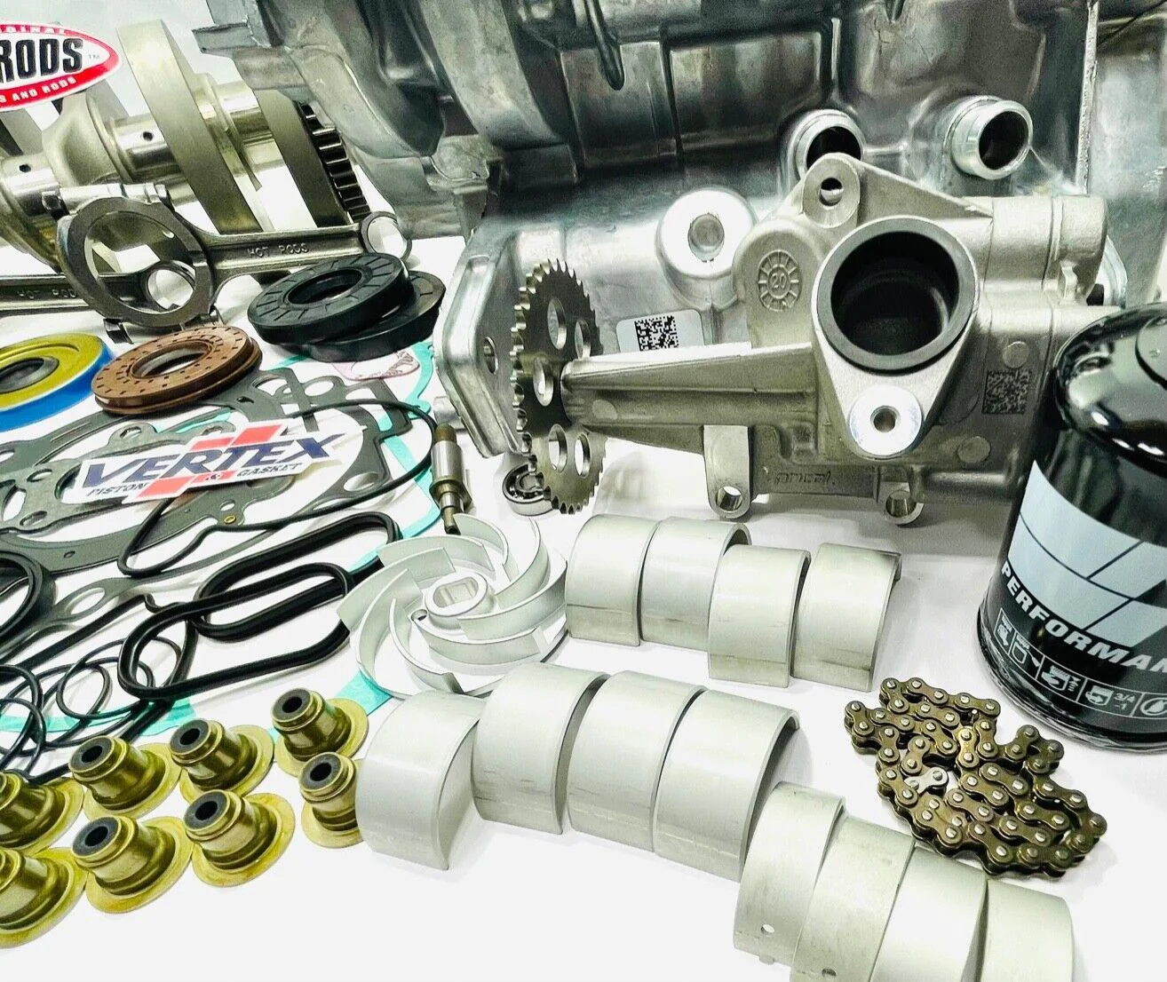 18-24 RZR XP 1000 Cases Rebuild Kit Complete Top Bottom End Crankcase Parts Redo - Image 7