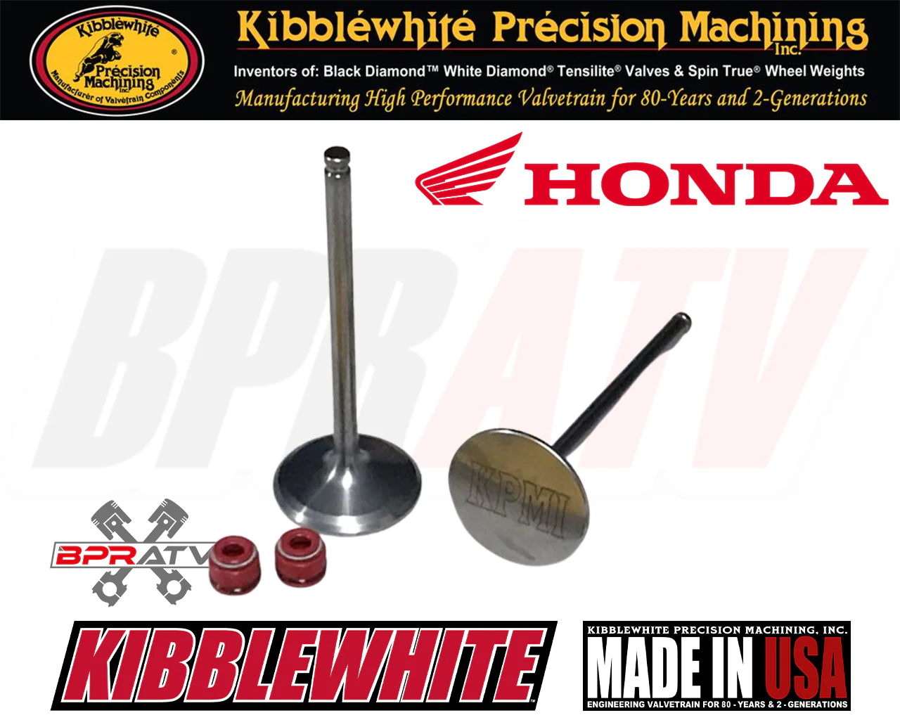18-24 Honda CRF250R CRF 250RX TITANIUM Kibblewhite Intake Exhaust & Valves Seals - Image 13