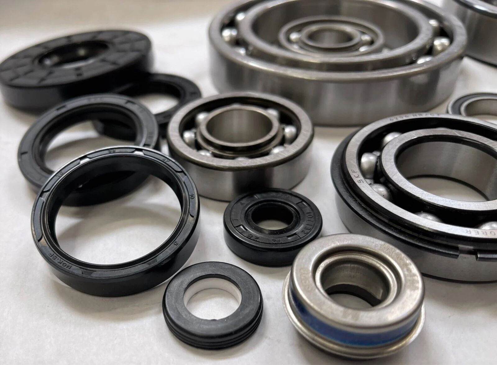 19+ Kodiak Grizzly 700 Crank Trans Bearings Complete Bottom End Bearing Seal Kit - Image 4