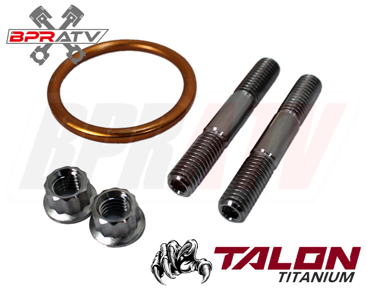 19+ KX450 KX 450 TITANIUM Head Pipe Exhaust Studs Kit Bolts Nuts Exhaust Gaskets - Image 4