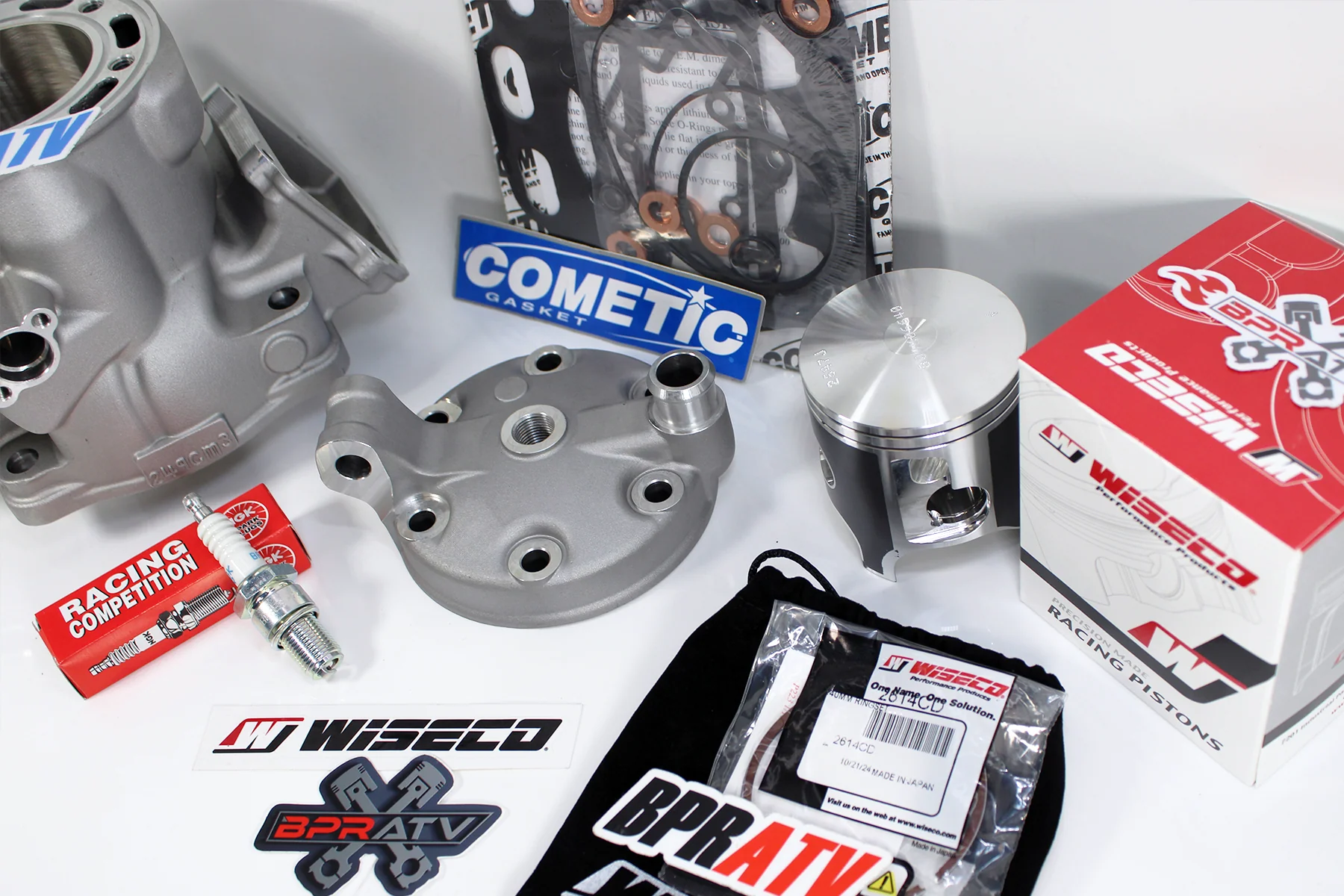 1999-2025 Yamaha YZ250 YZ 250 Cylinder Wiseco Piston Cometic Top End Rebuild Kit - Image 16