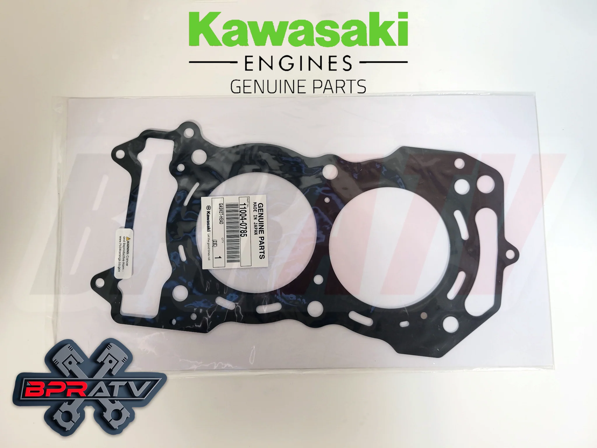 20-23 OEM Kawasaki KRF1000 Teryx KRX 1000 Cylinder Head Base Exhaust Gasket Kit - Image 4