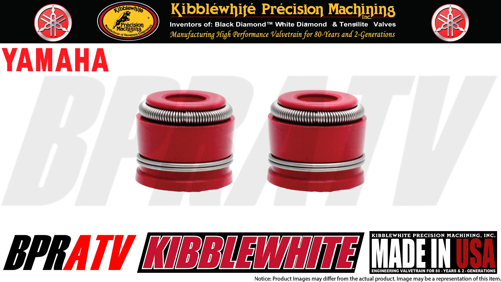 20-23 Yamaha YZ250FX YZ 250FX Stock Kibblewhite OEM Intake Valves Seals Kit KPMI - Image 4