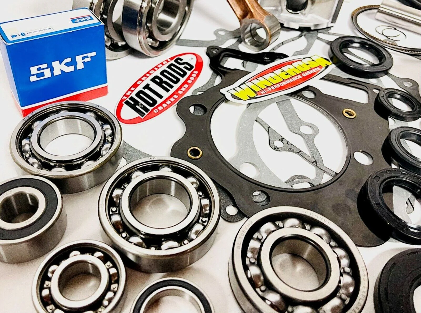 2005+ TRX 400EX 400X Full Top Bottom End Engine Rebuild Set Forged Piston Crank - Image 2