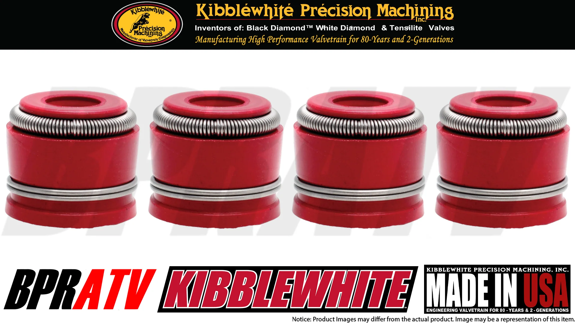 2006+ Honda TRX450R TRX 450R Kibblewhite Titanium Valves Springs Spring Seal Kit - Image 8