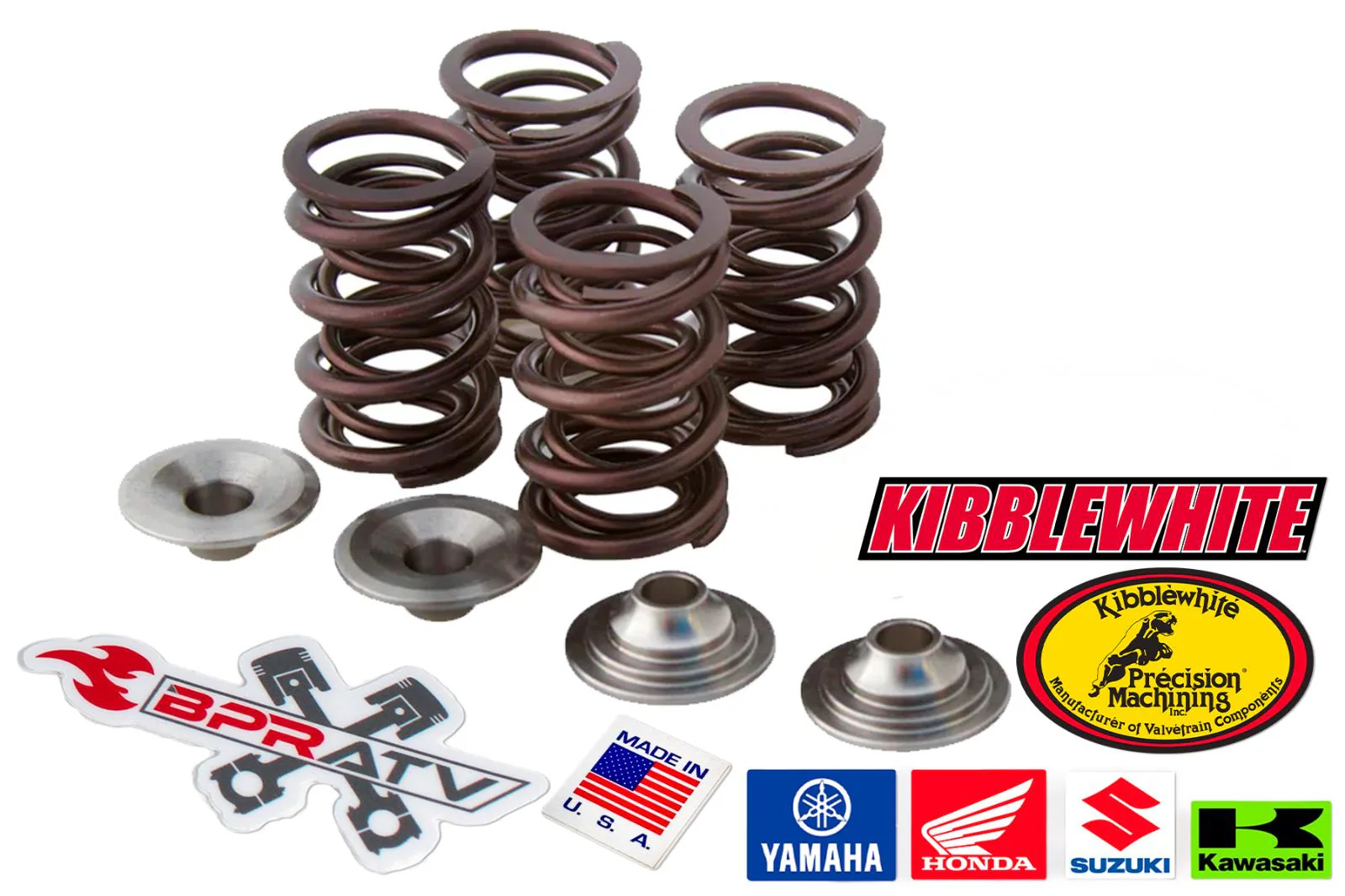 2008-2024 Suzuki RMZ450 RMZ 450 Kibblewhite Race TITANIUM Valves Springs Kit USA - Image 15