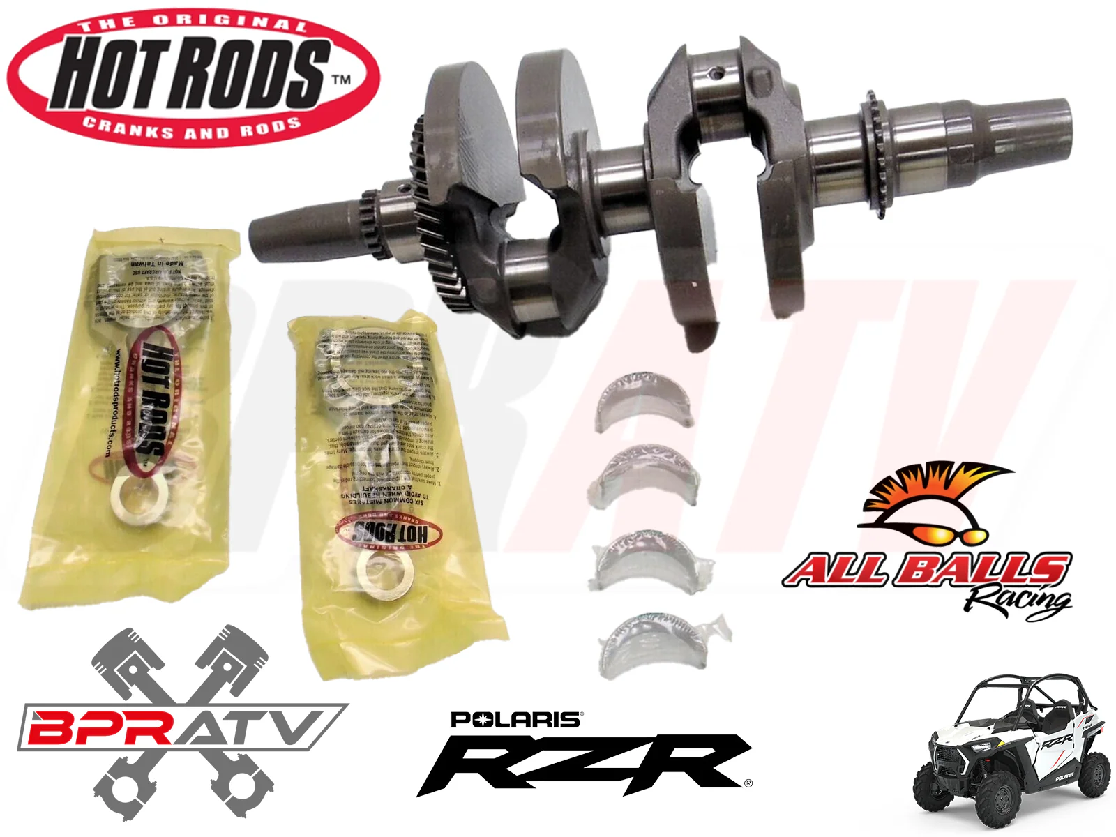 2013 14 Polaris RZR XP900 XP 900 Hotrods Heavy Duty Crank & Rods Crankshaft Hot - Image 16