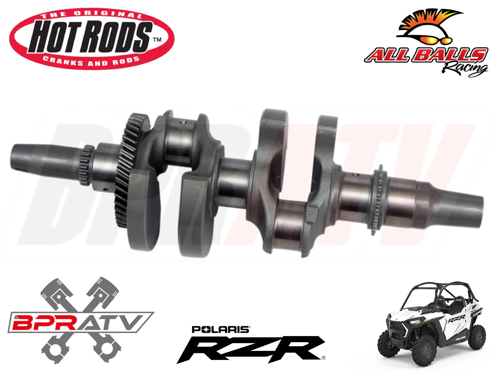 2013 14 Polaris RZR XP900 XP 900 Hotrods Heavy Duty Crank & Rods Crankshaft Hot - Image 6