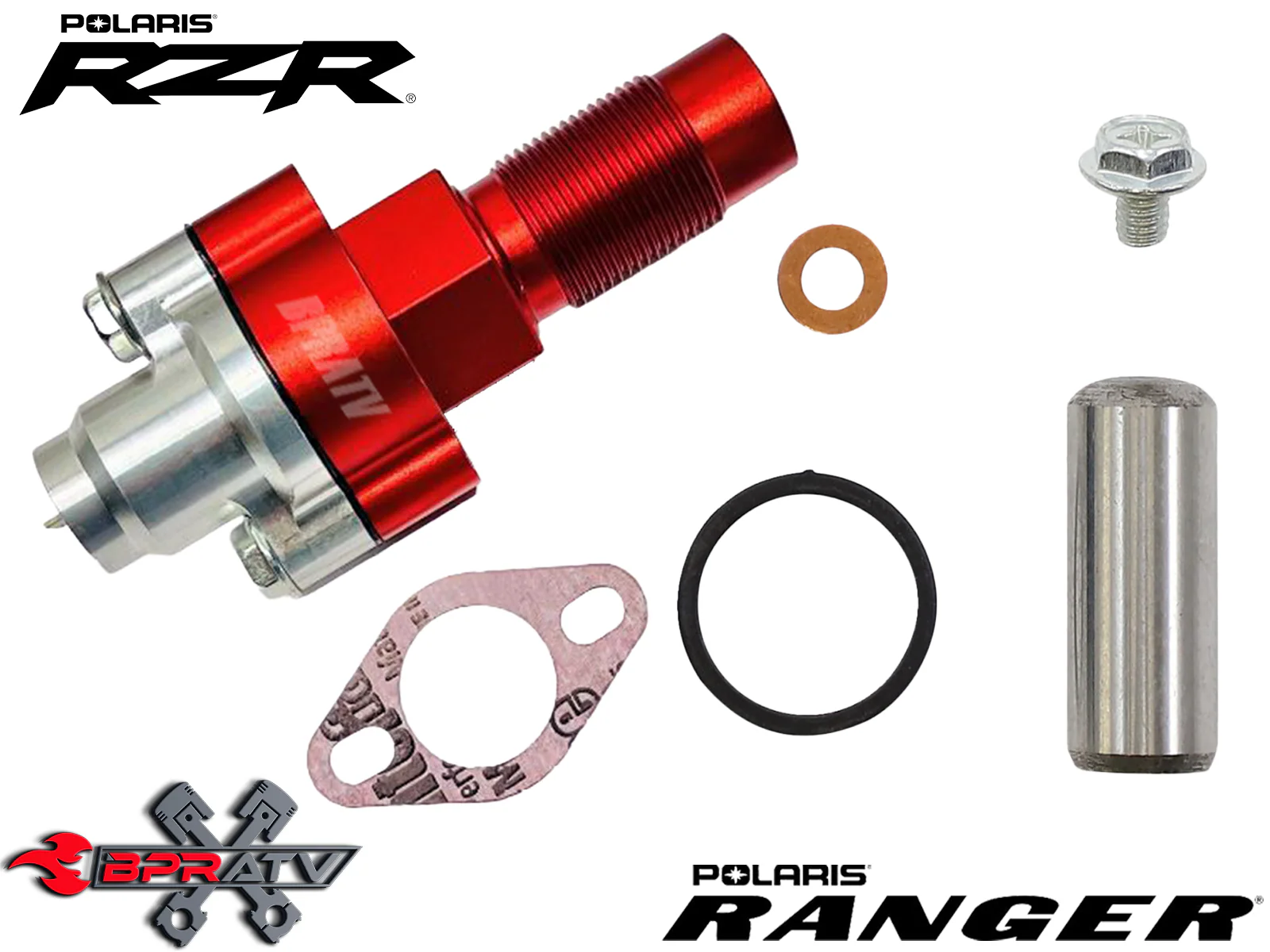 2016 Polaris RZR 1000 XP4 BPRATV RED CNC Upgraded Cam Chain Timing Tensioner Kit - Image 9