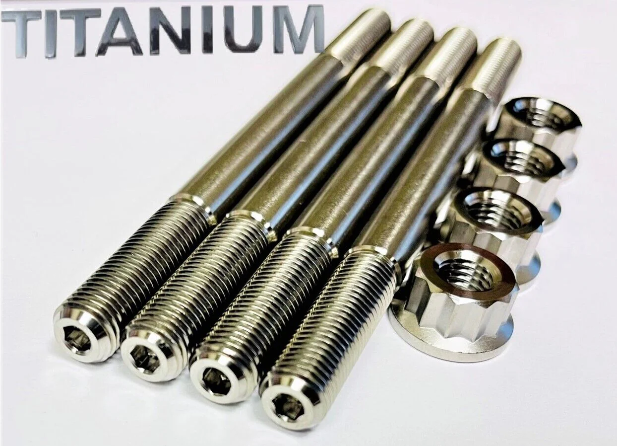 17-25 CRF450R CRF 450R Ti Cylinder Head Studs TITANIUM Stud Bolt Nut Upgrade Kit - Image 20