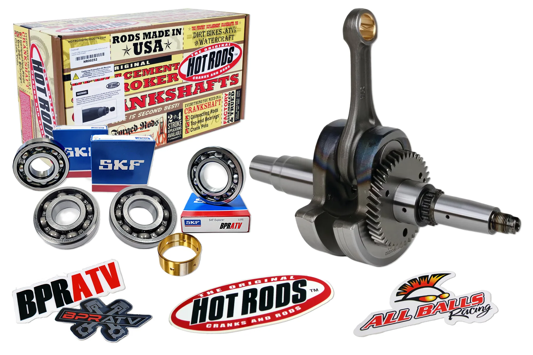 2017+ Polaris Ranger 570 Sportsman 570 Hot Rods Crankshaft SKF Bearings Bushing! - Image 2