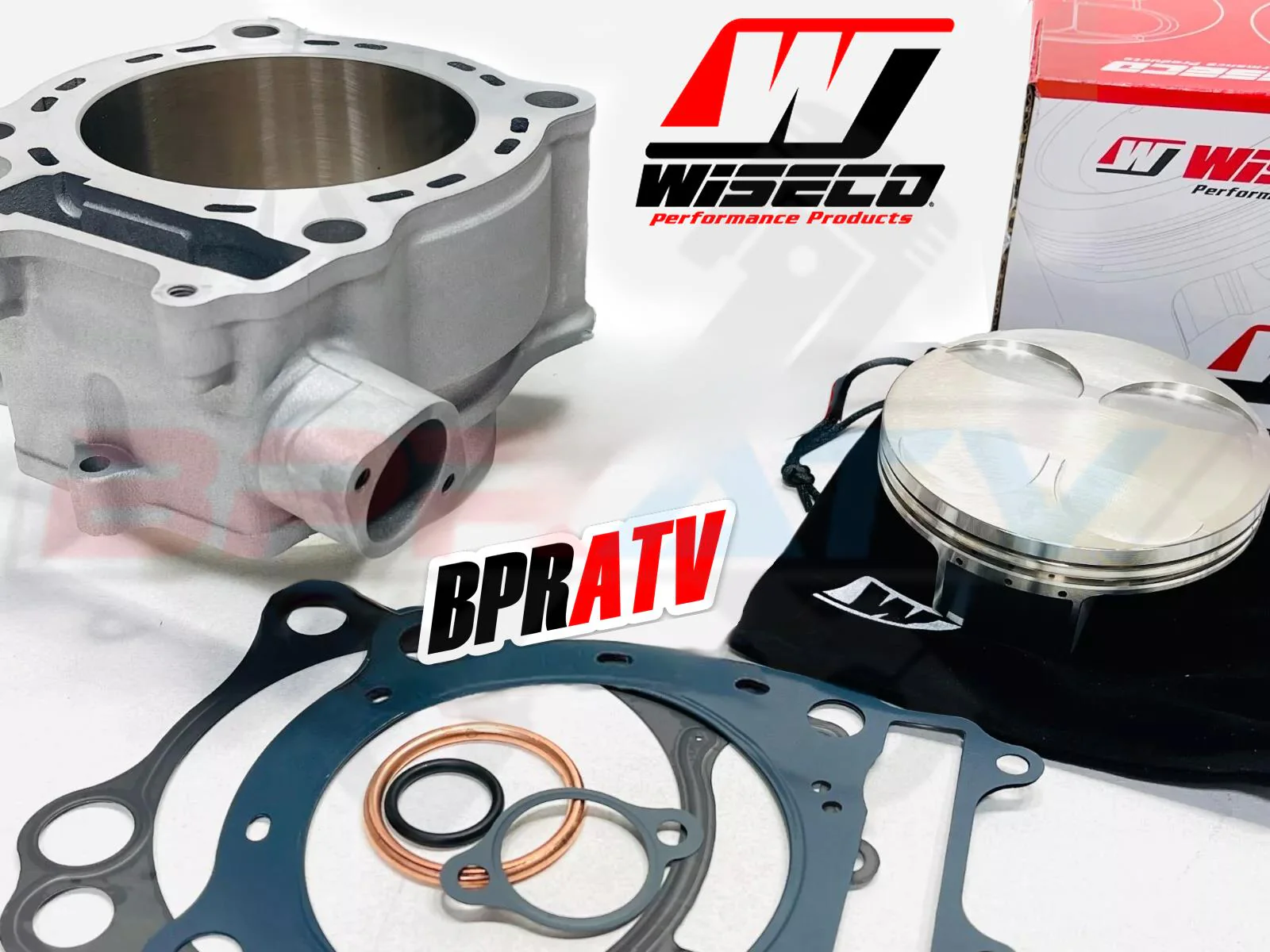 21-25 CRF450RL CRF 450 RL Stock Cylinder Wiseco Piston Top End Rebuild Parts Kit - Image 3