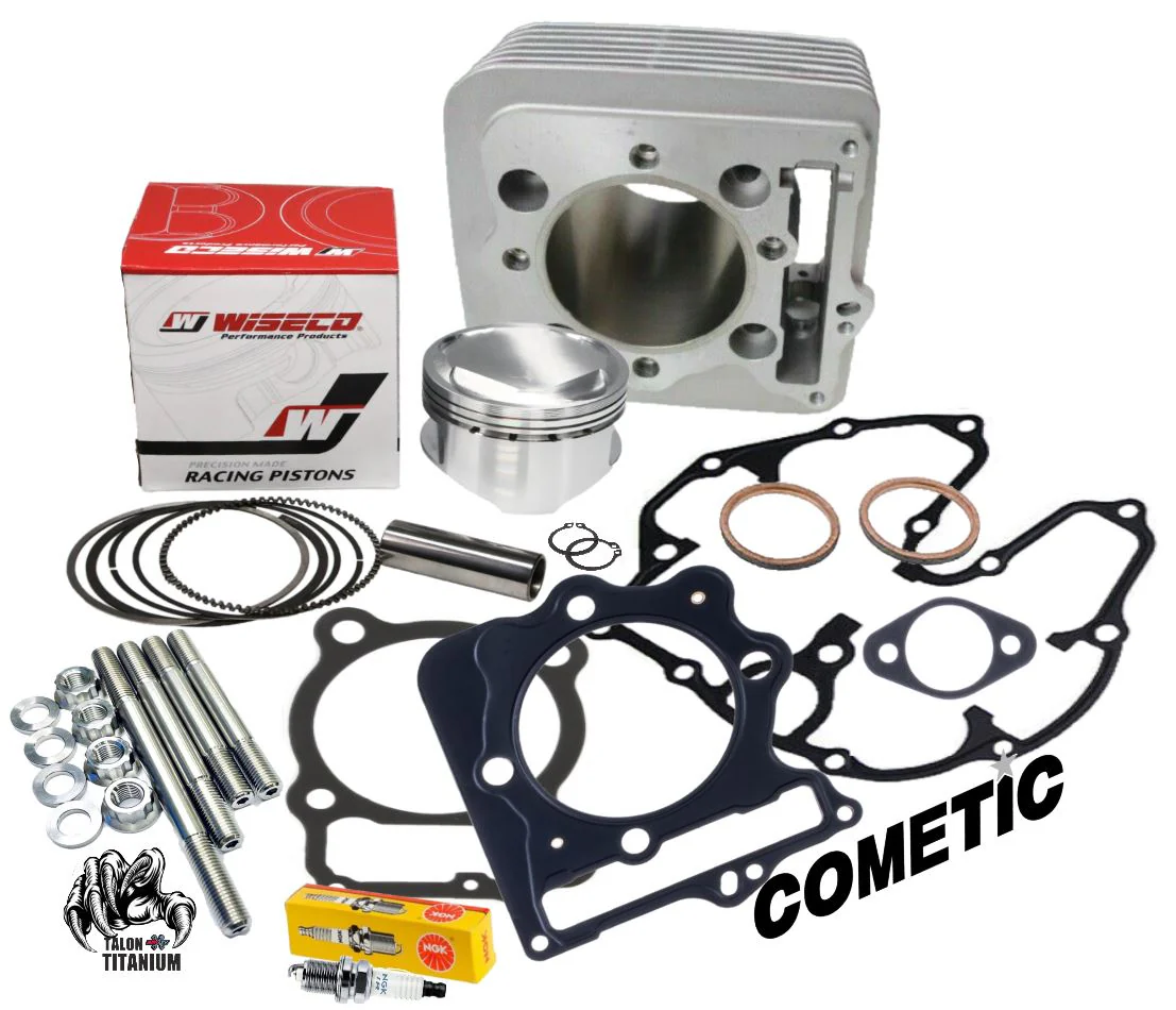400EX 400X 87mm Big Bore Kit +2 Cylinder Piston 416cc Top End Rebuild Parts Kit
