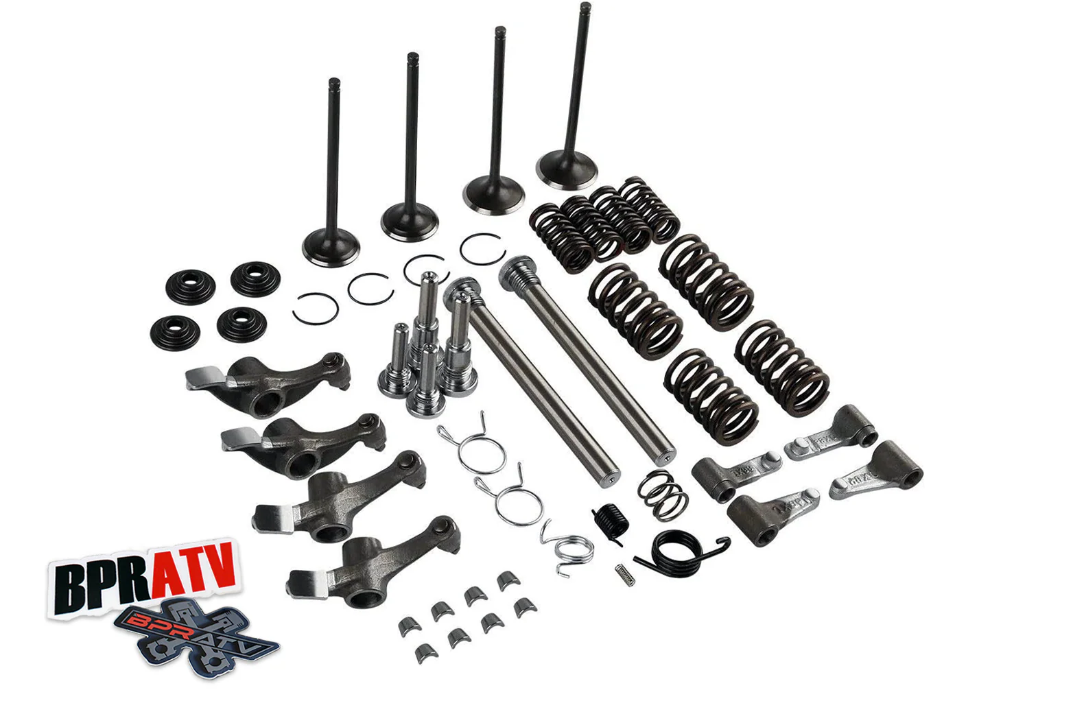 400EX 400X Head Redo Valves Intake Exhaust Valve Springs Rocker Arms Rebuild Kit - Image 3