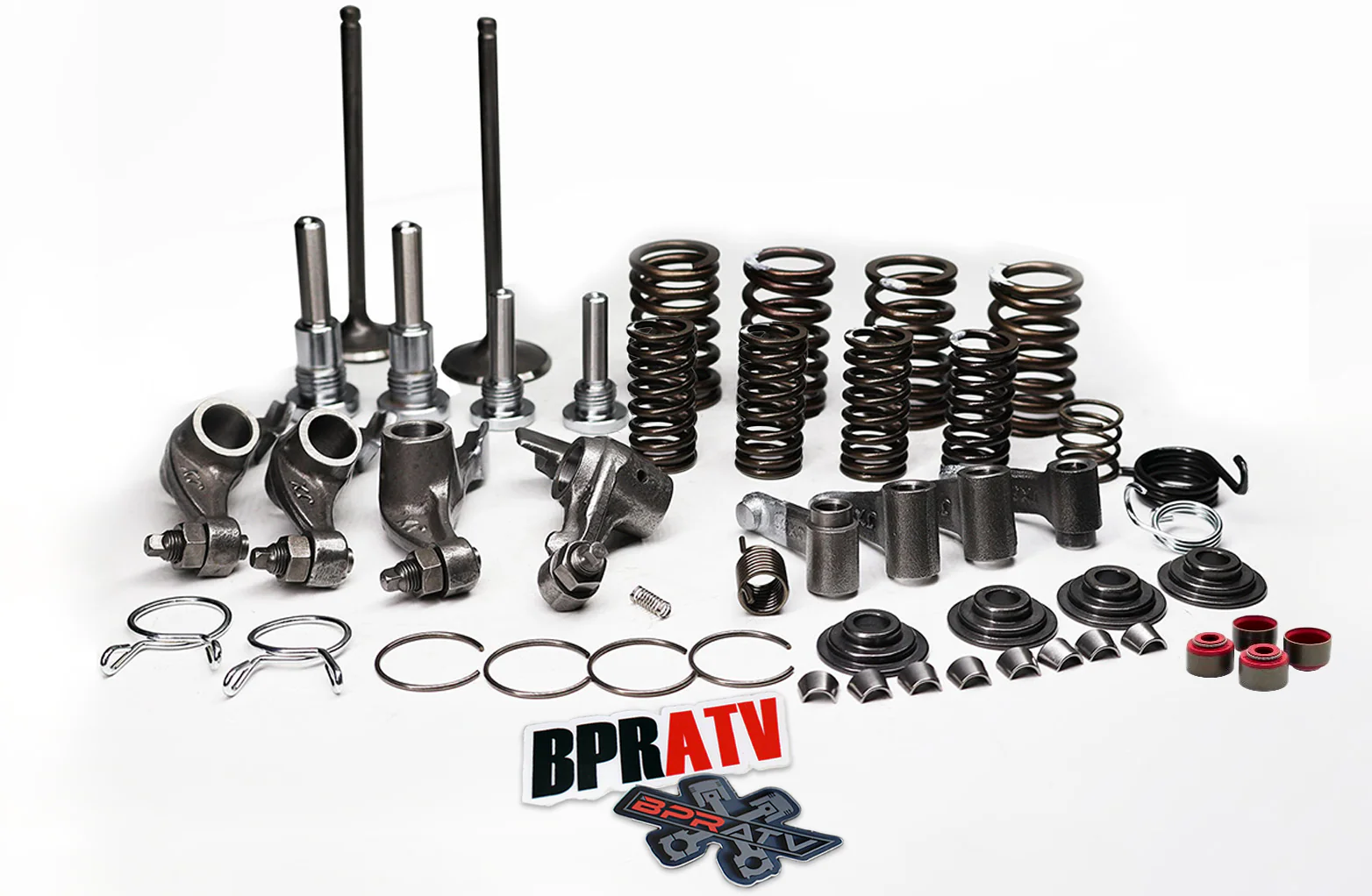 400EX 400X TRULY COMPLETE Head Rebuild Redo Valve Valve Springs Rocker Arm Shaft - Image 2