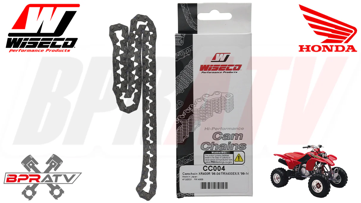 400EX 400X XR400R Cylinder Head Stage 2 Hot Cams WISECO Chain & 87 88 89 Cometic - Image 13