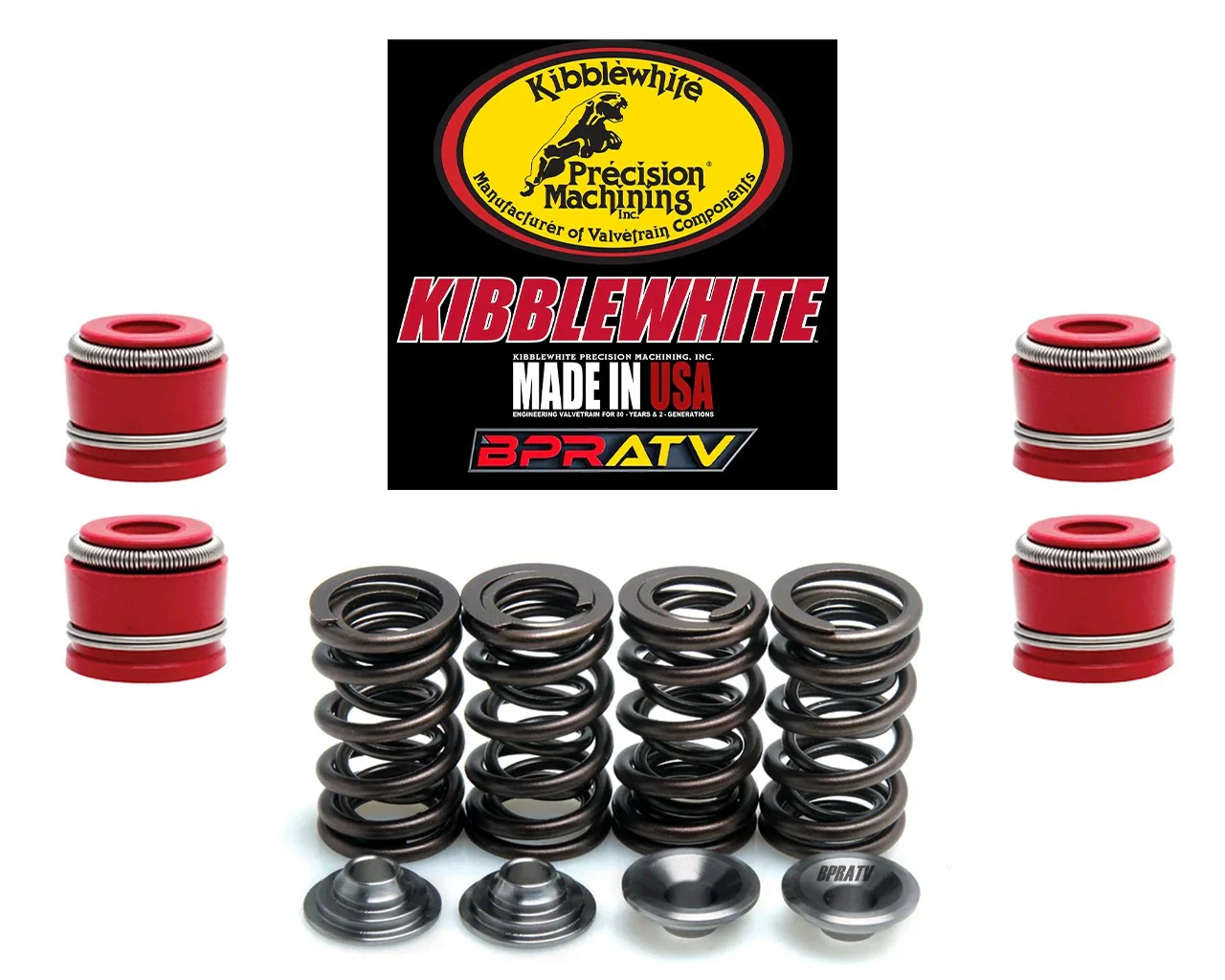 400EX 400X XR400R Kibblewhite Valves Valve Springs Cylinder Head Valve Cover Kit - Image 13