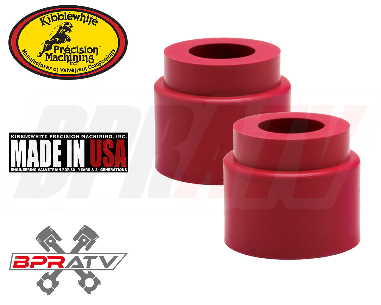 63-83 Triumph 650 750 Kibblewhite RED Viton Valve Stem Seals 71012-4 Set of Four - Image 7