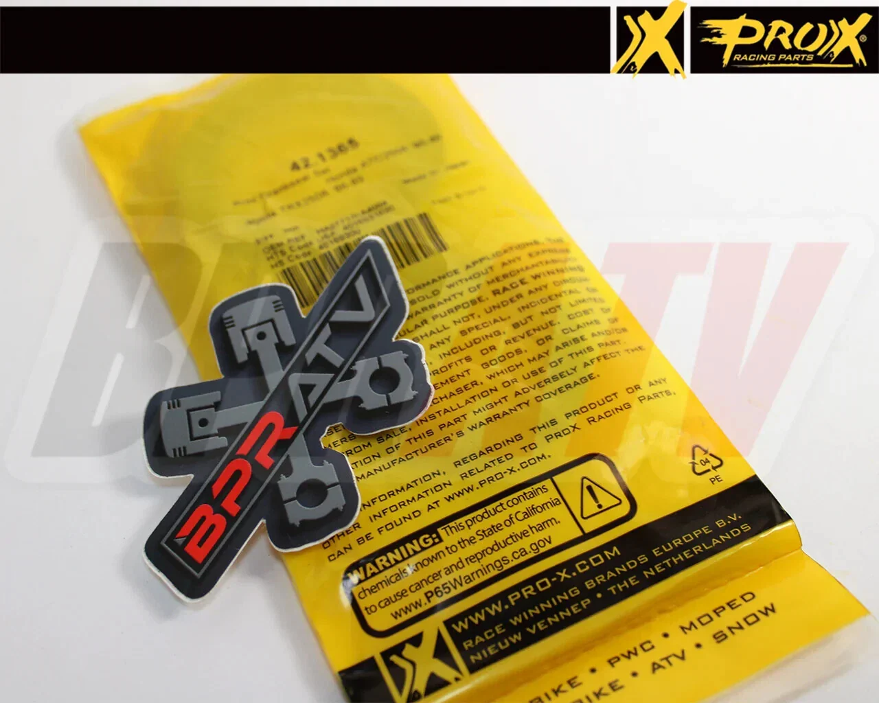 85 86 Honda ATC250R ATC 250R Main Crankshaft Bearings SKF & ProX Crank Seals Kit - Image 19