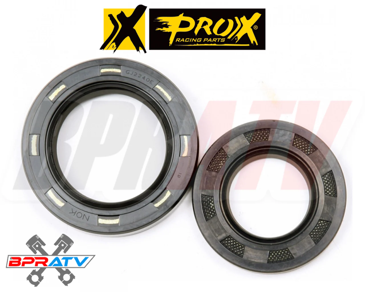 86-89 Honda TRX250R TRX 250R Main Crankshaft Bearings SKF & ProX Crank Seals Kit - Image 16