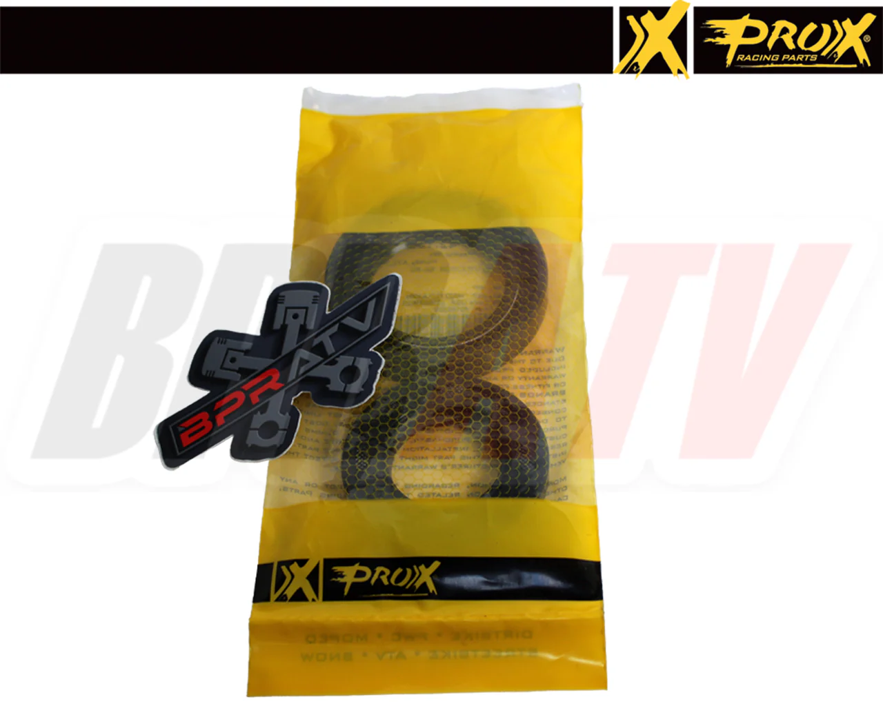 86-89 Honda TRX250R TRX 250R Main Crankshaft Bearings SKF & ProX Crank Seals Kit - Image 3