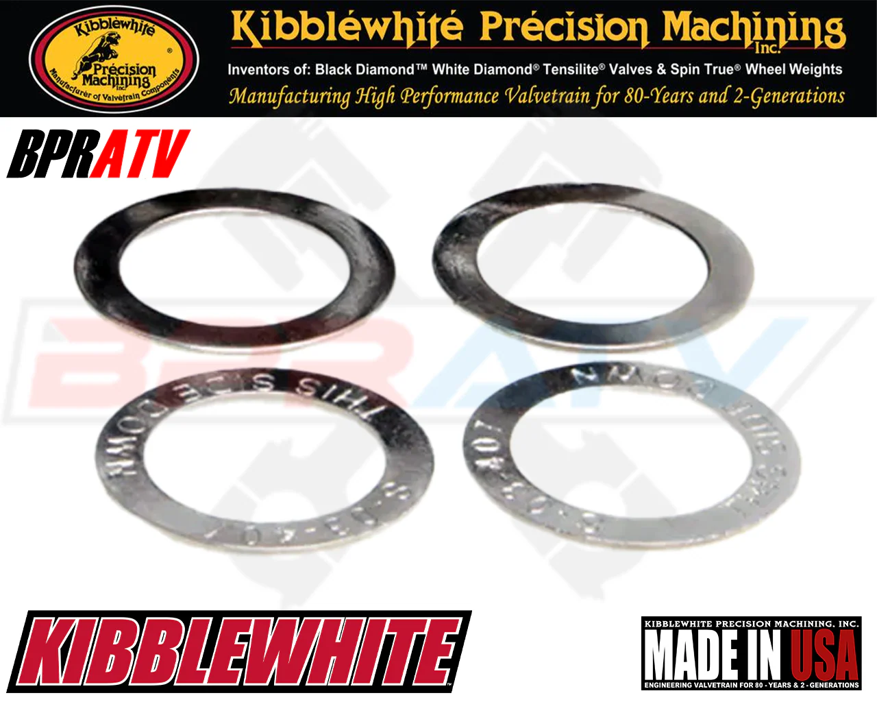 87 88 91 92 Honda TRX250X 250X Kibblewhite Race Titanium Valve Springs Kit Seals - Image 6