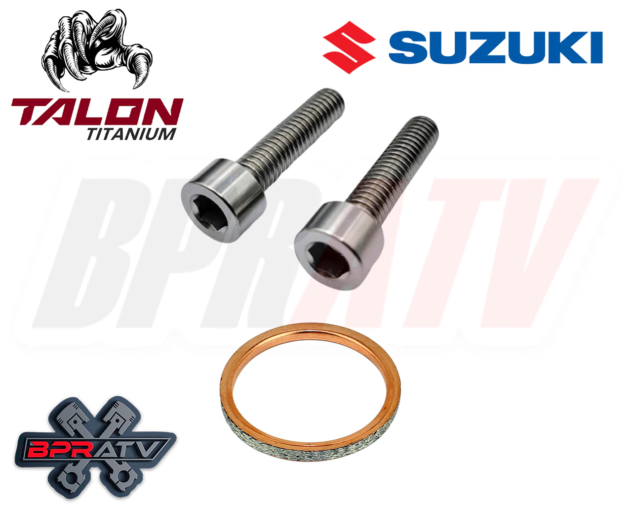 92-94 Suzuki DR650SE 650SE DR650SES Titanium Exhaust Manifold Gasket Repair Kit