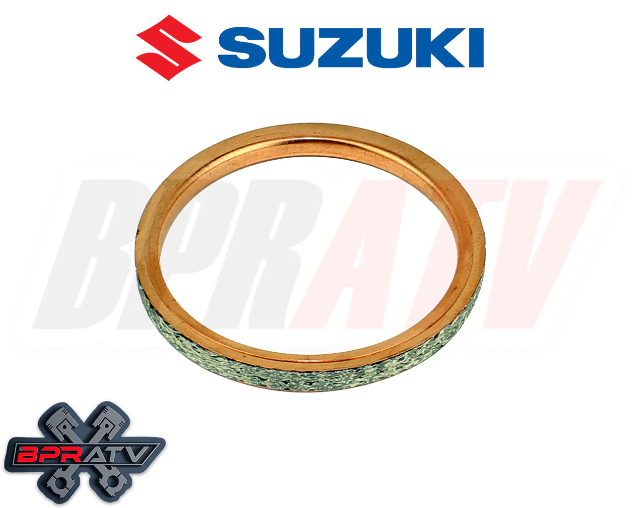 92-94 Suzuki DR650SE 650SE DR650SES Titanium Exhaust Manifold Gasket Repair Kit - Image 5