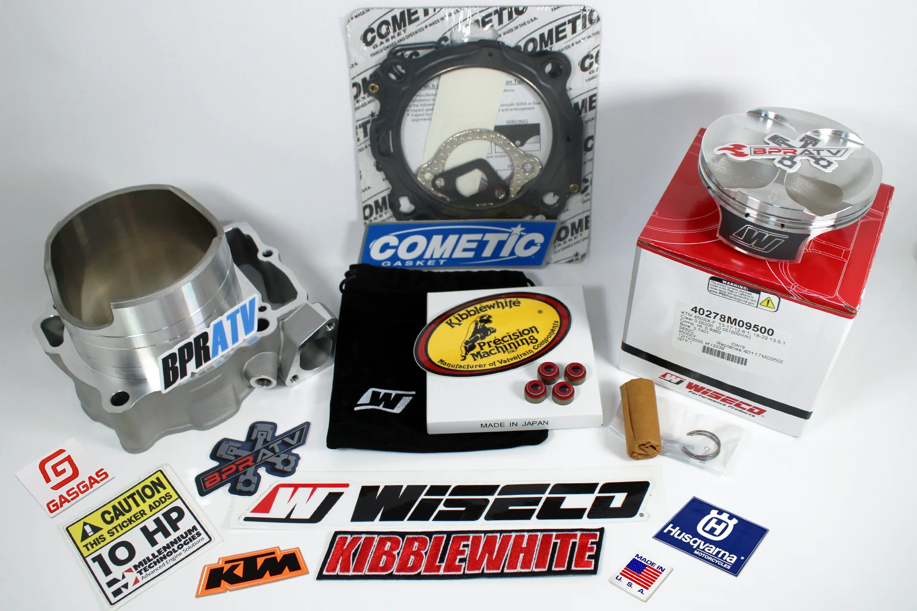 KTM 450 Top End Rebuild Kit 95mm Wiseco Piston Cometic Gasket Husqvarna FC FX450 - Image 4