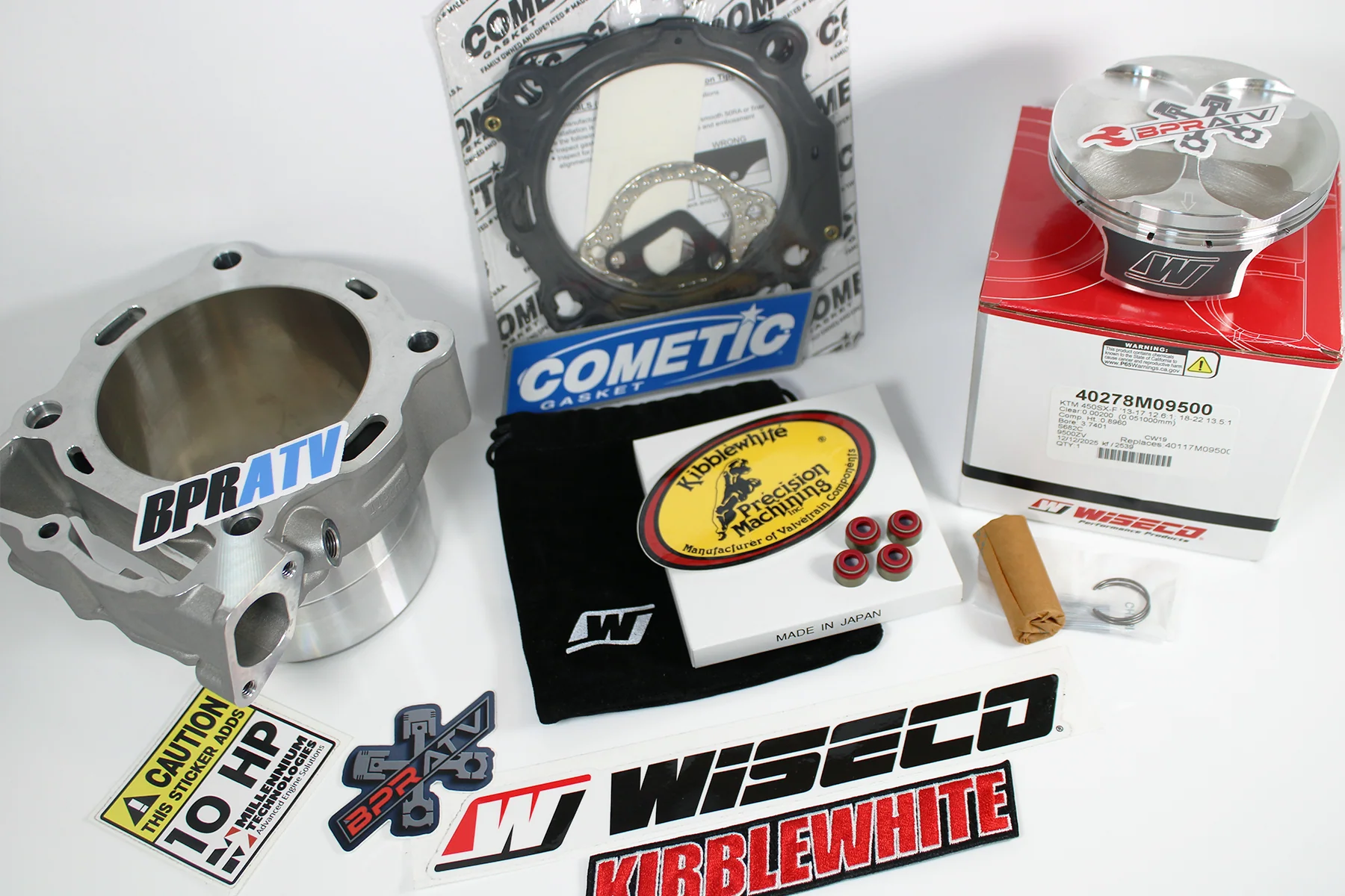 KTM 450 Top End Rebuild Kit 95mm Wiseco Piston Cometic Gasket Husqvarna FC FX450 - Image 7