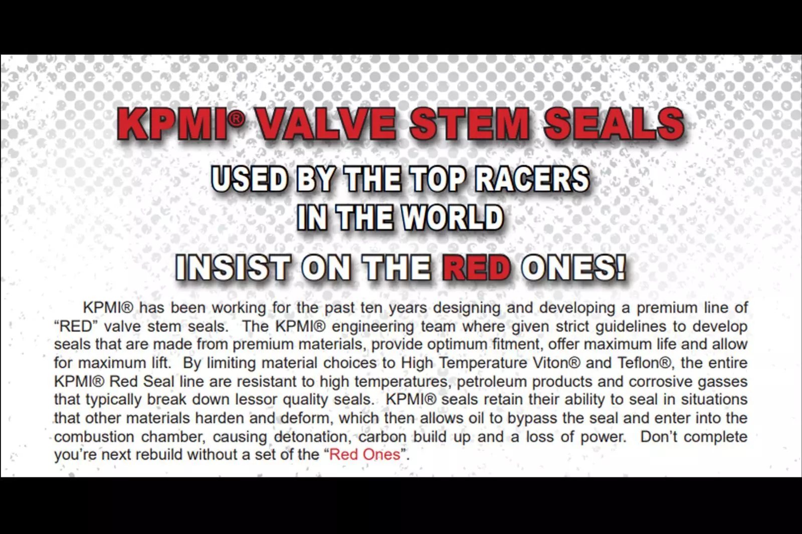 96-04 Honda XR400R 400R RFVC Head Valve Stem Guide Viton RED Seals Seal Set of 4 - Image 4
