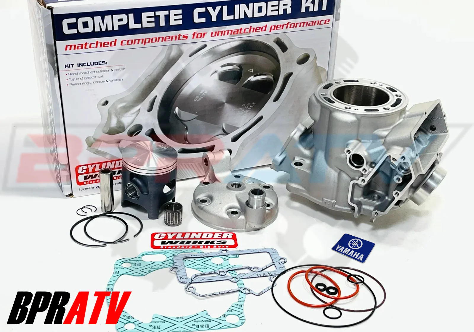 99-00 Yamaha YZ250 Stock Complete Motor Engine Rebuild Kit Cylinder Crank Piston - Image 2