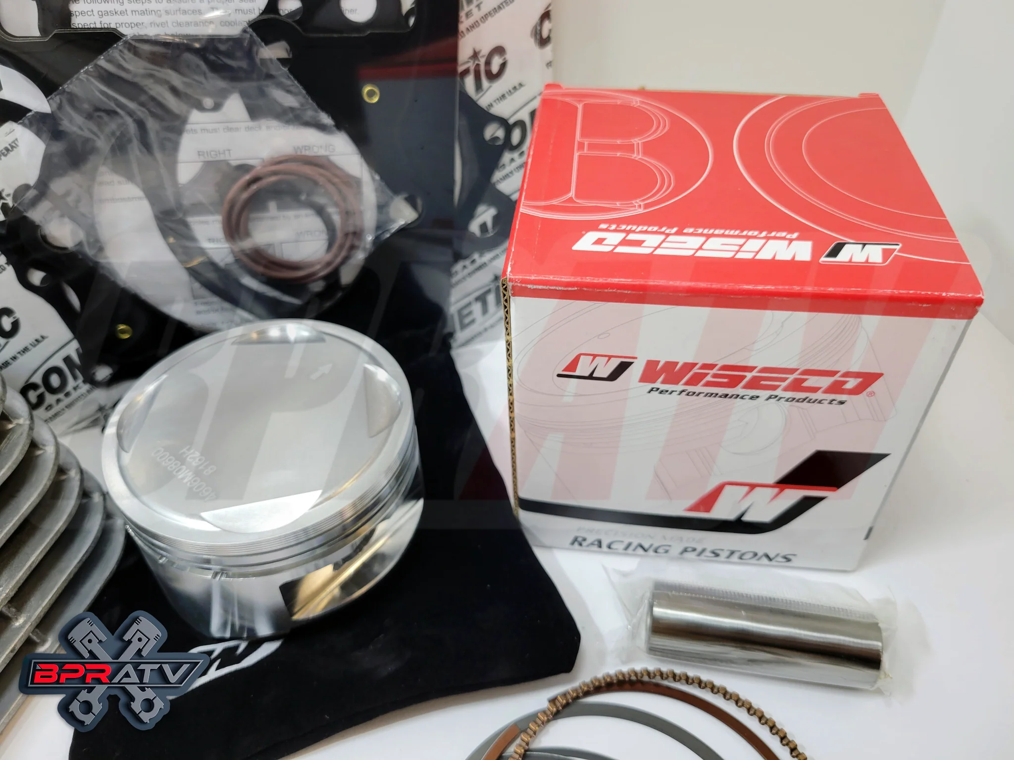 99-04 400EX 400 EX 88mm Simple Rebuild Kit Wiseco Piston Complete Gaskets Seals - Image 8