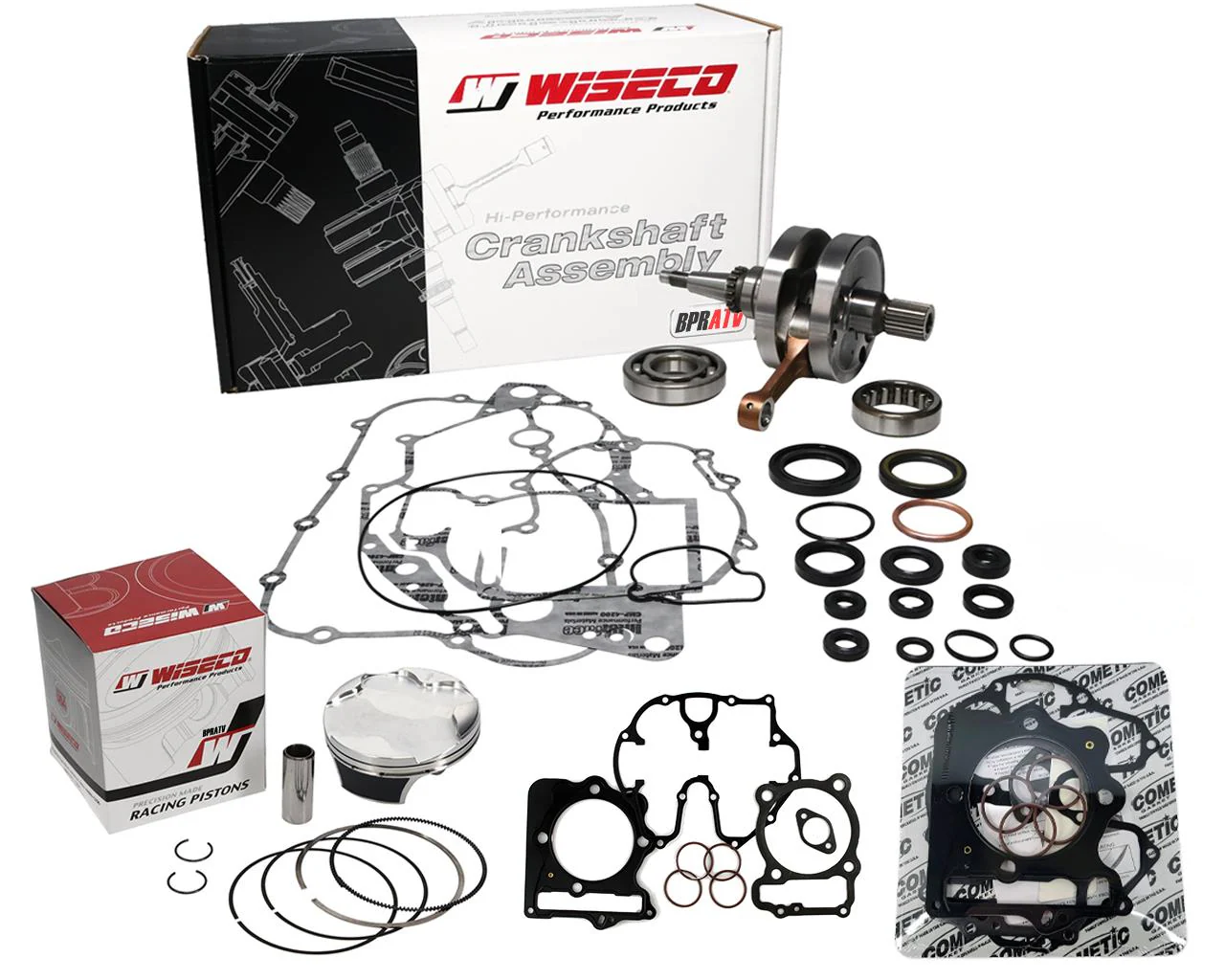 99-04 Honda TRX 400EX 85mm Stock Bore Cylinder Wiseco Piston Engine Rebuild Kit - Image 3
