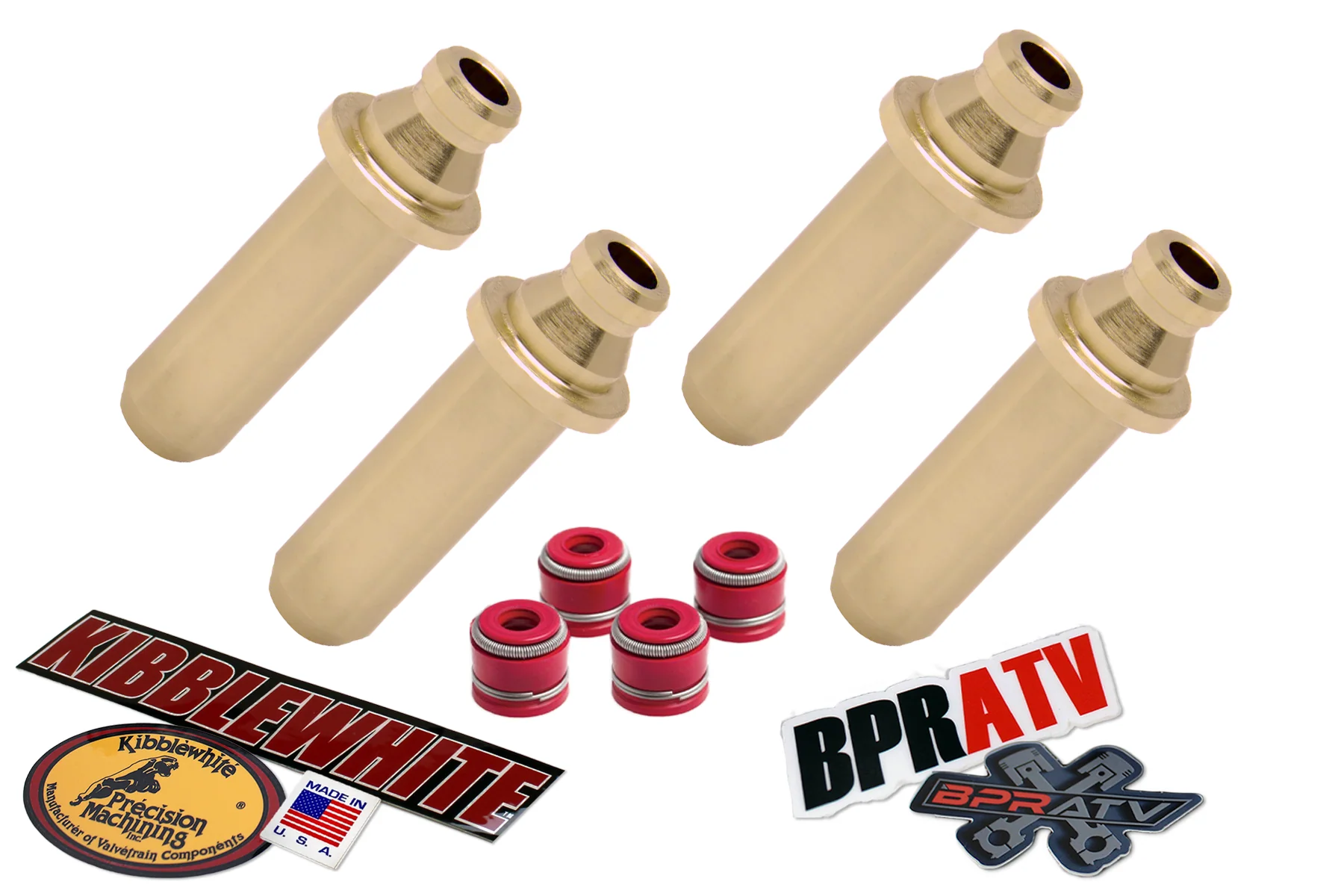 99-14 Honda 400EX 400X Kibblewhite Head Saver Intake Exhaust Valve Guides Seals - Image 9