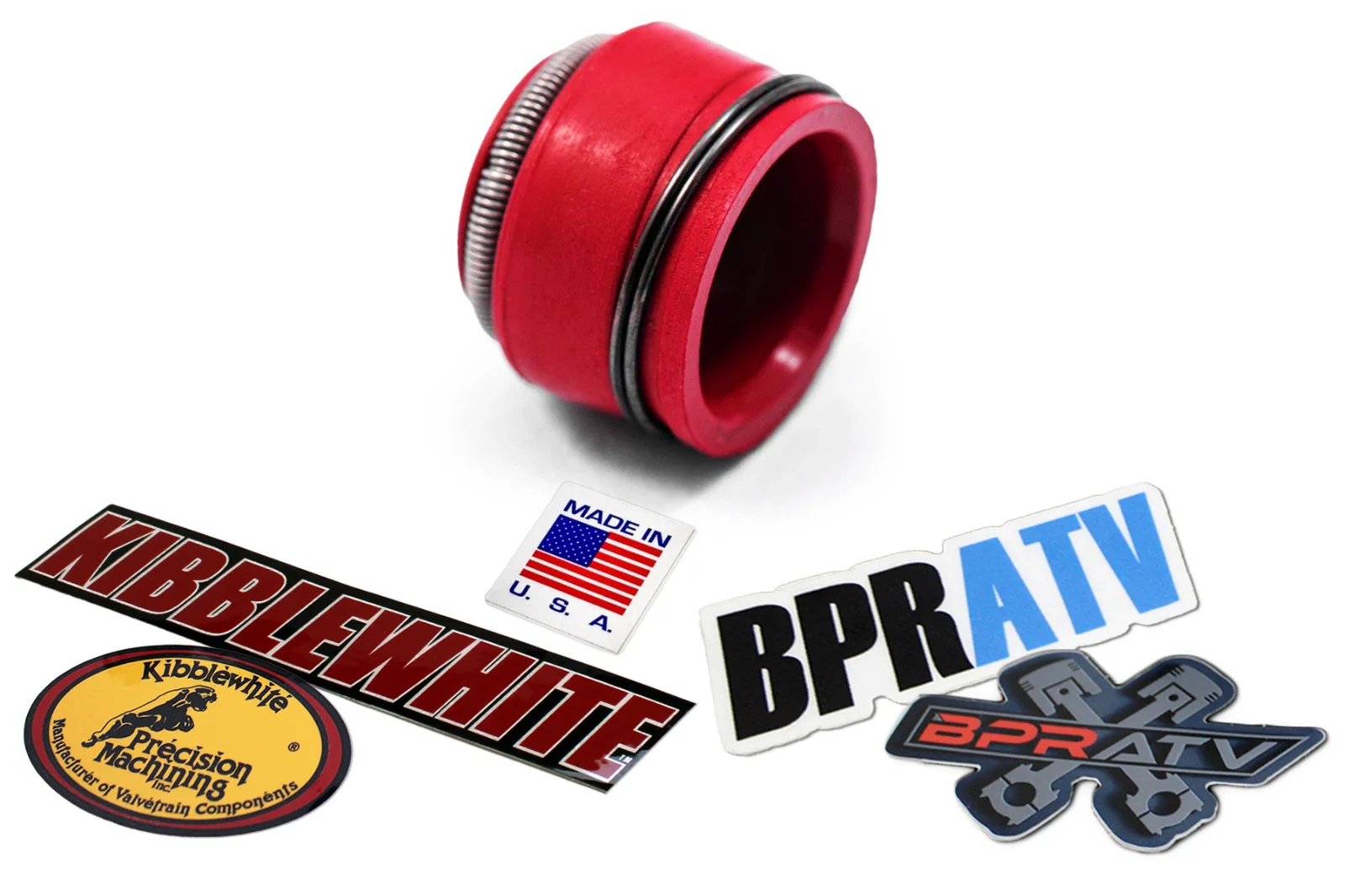 99+ Honda TRX400EX TRX 400EX 400X Head Valve Stem Guide Seals RED Seals Set of 4 - Image 16