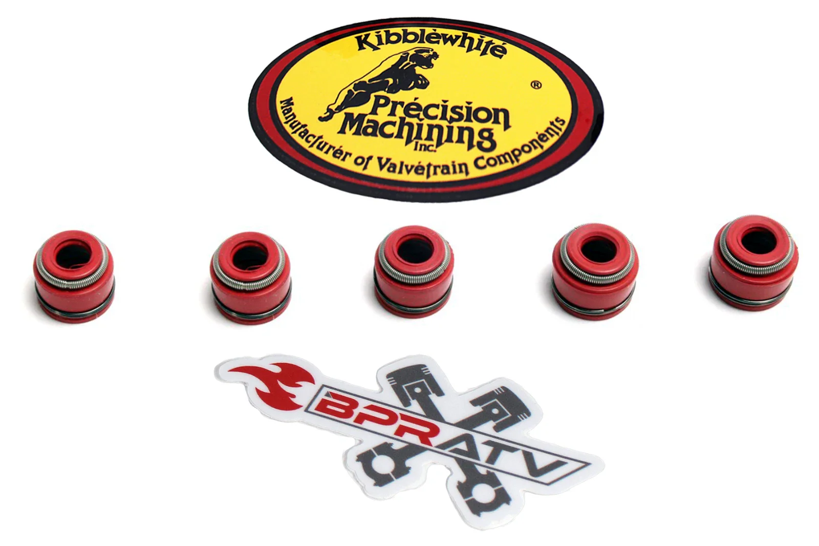 99+ Honda TRX400EX TRX 400EX 400X Head Valve Stem Guide Seals RED Seals Set of 4 - Image 17