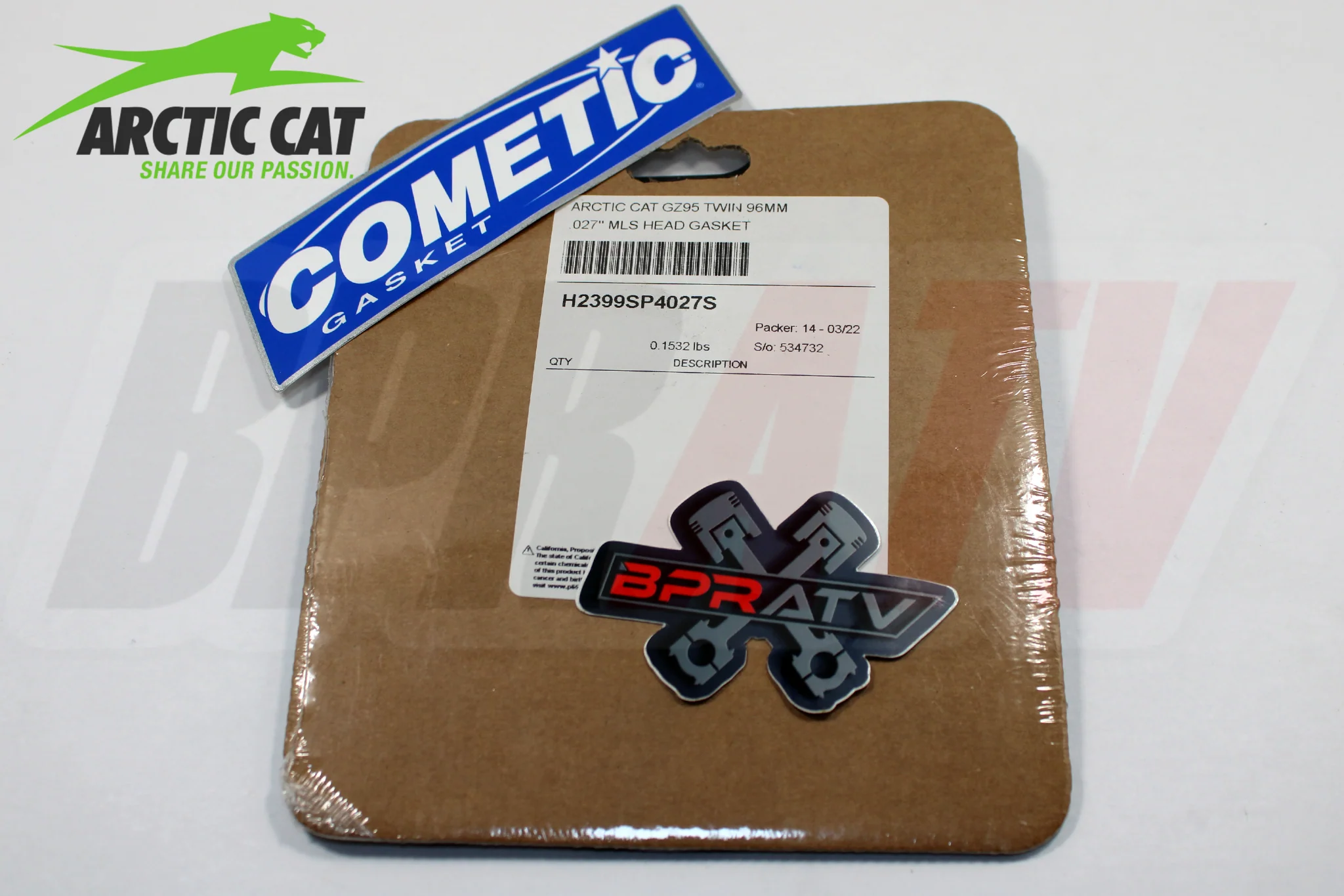 Arctic Cat Wildcat 1000 X 92 94 96 mm Big Bore COMETIC Head Gasket MLS 0830-209 - Image 9