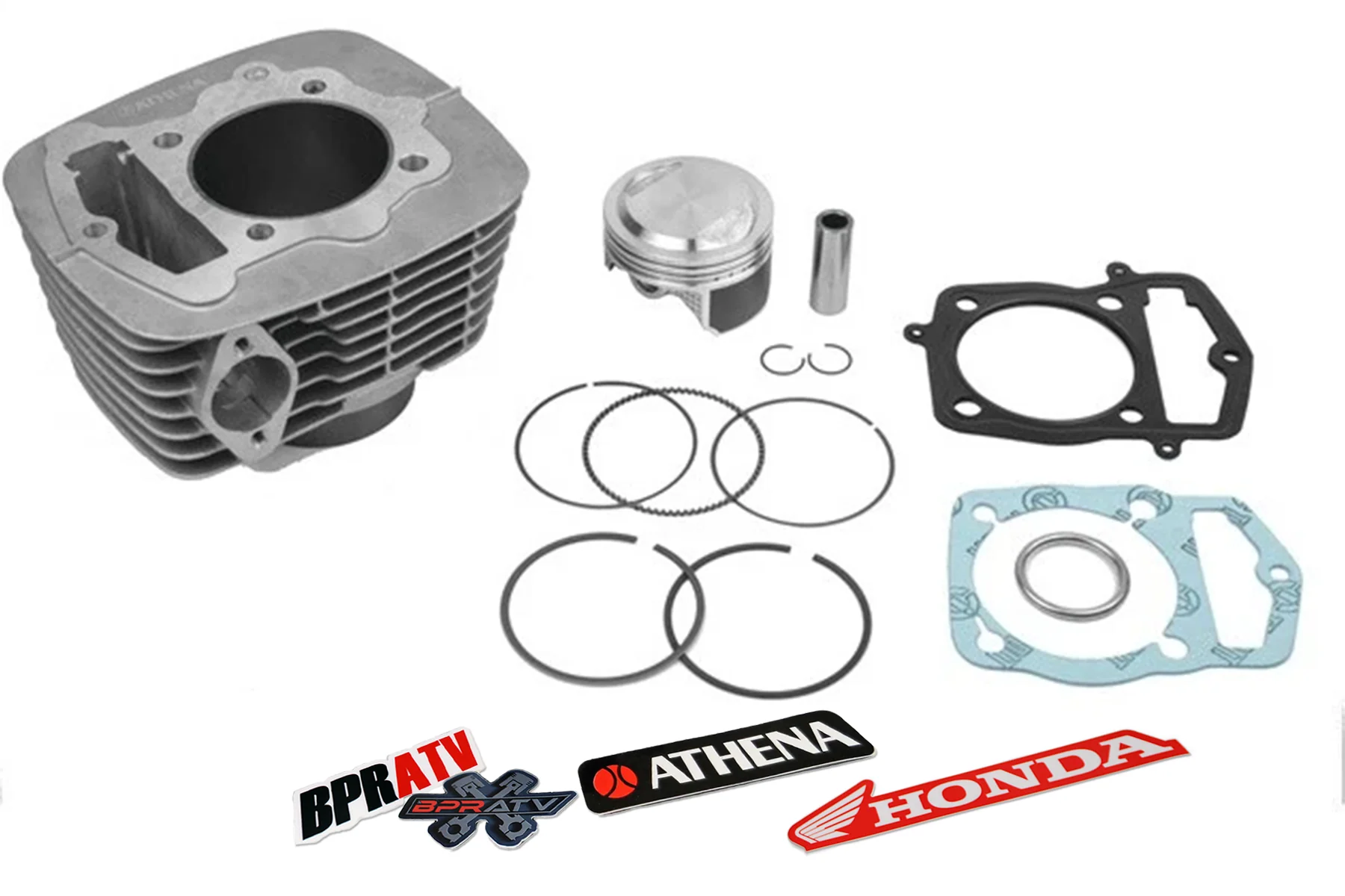 07-15 Honda CRF230F CRF 230F 67mm 233cc Athena Big Bore Cylinder Piston Top Kit - Image 3