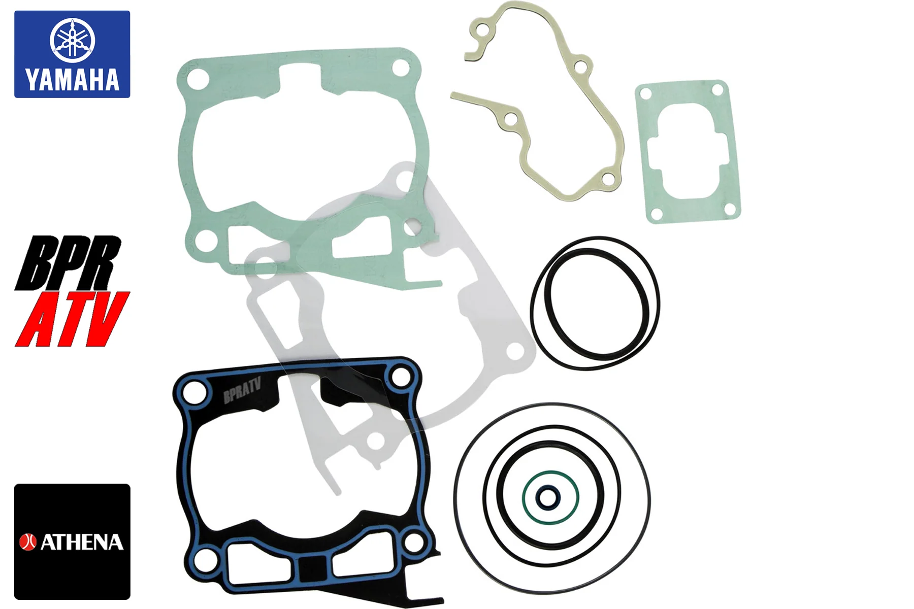 Athena Yamaha YZ125 YZ 125 54mm Standard Stock Bore Cylinder Top End Gaskets Kit - Image 4