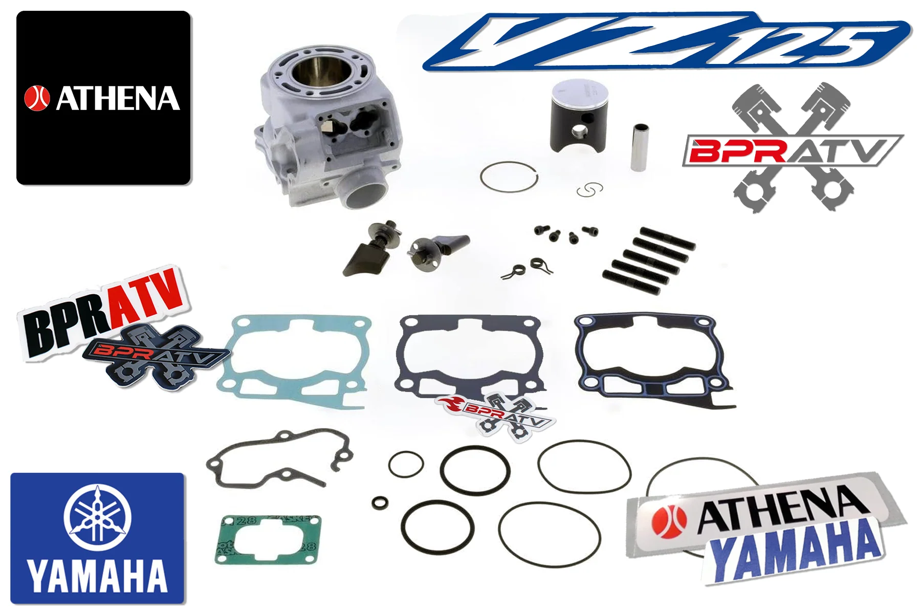 97-04 Yamaha YZ125 YZ 125 54mm 54 Athena Cylinder Top End Piston * Stock Head * - Image 2