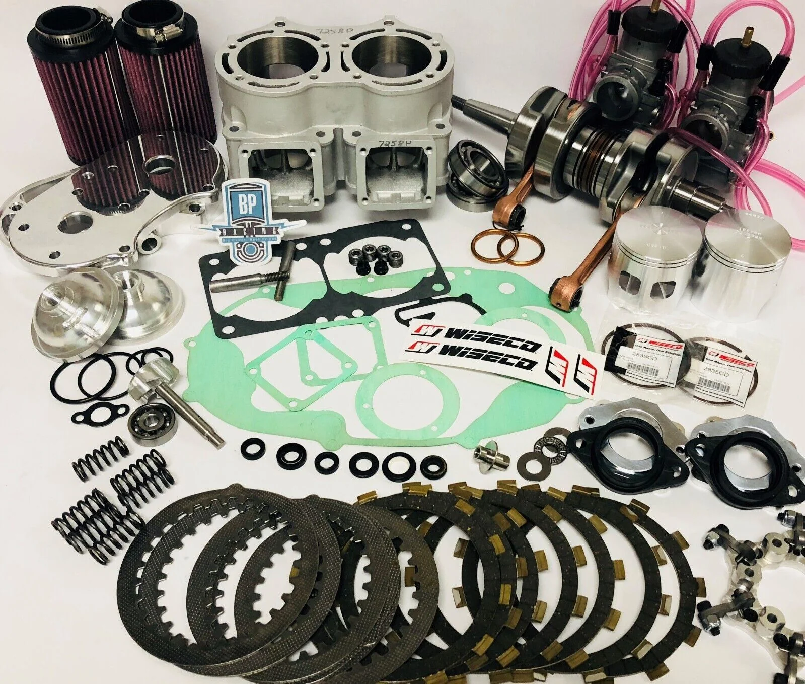 Banshee 10mm 535cc Super Cub Motor Engine Built Rebuilt Complete Lectron Carbs - Image 14