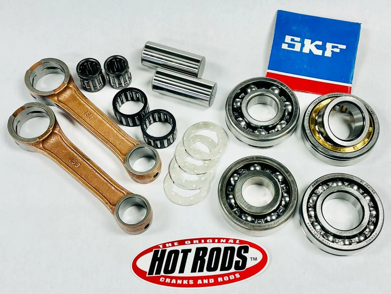 Banshee 14mm Billet Stroker Crank Rebuild 125.4 Rods Bearings Complete Parts Kit