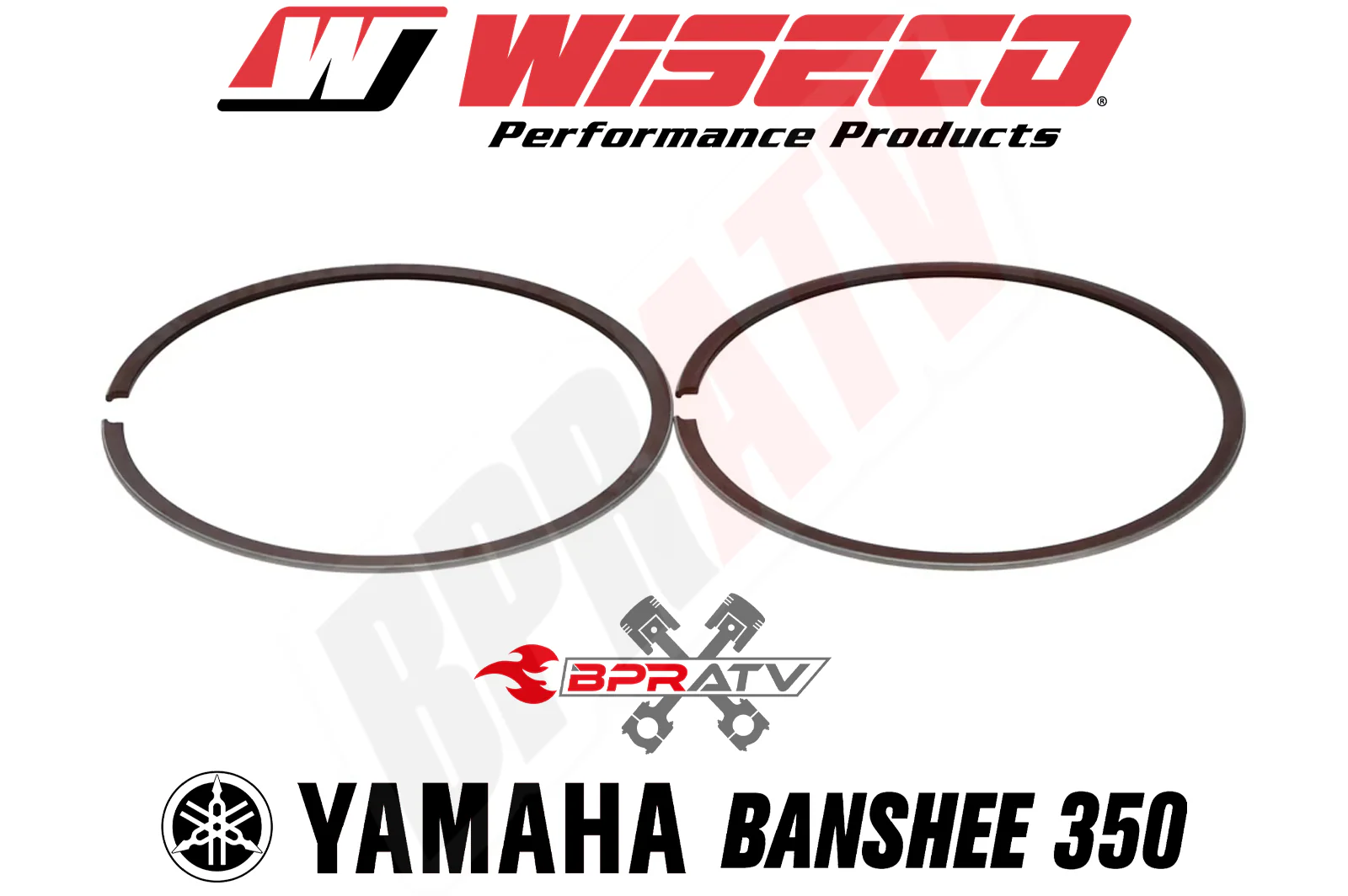 Banshee 350 64.25mm Bore Wiseco Piston Rings Rebuild Set 2530CD (Pair) Set Of 4 - Image 9