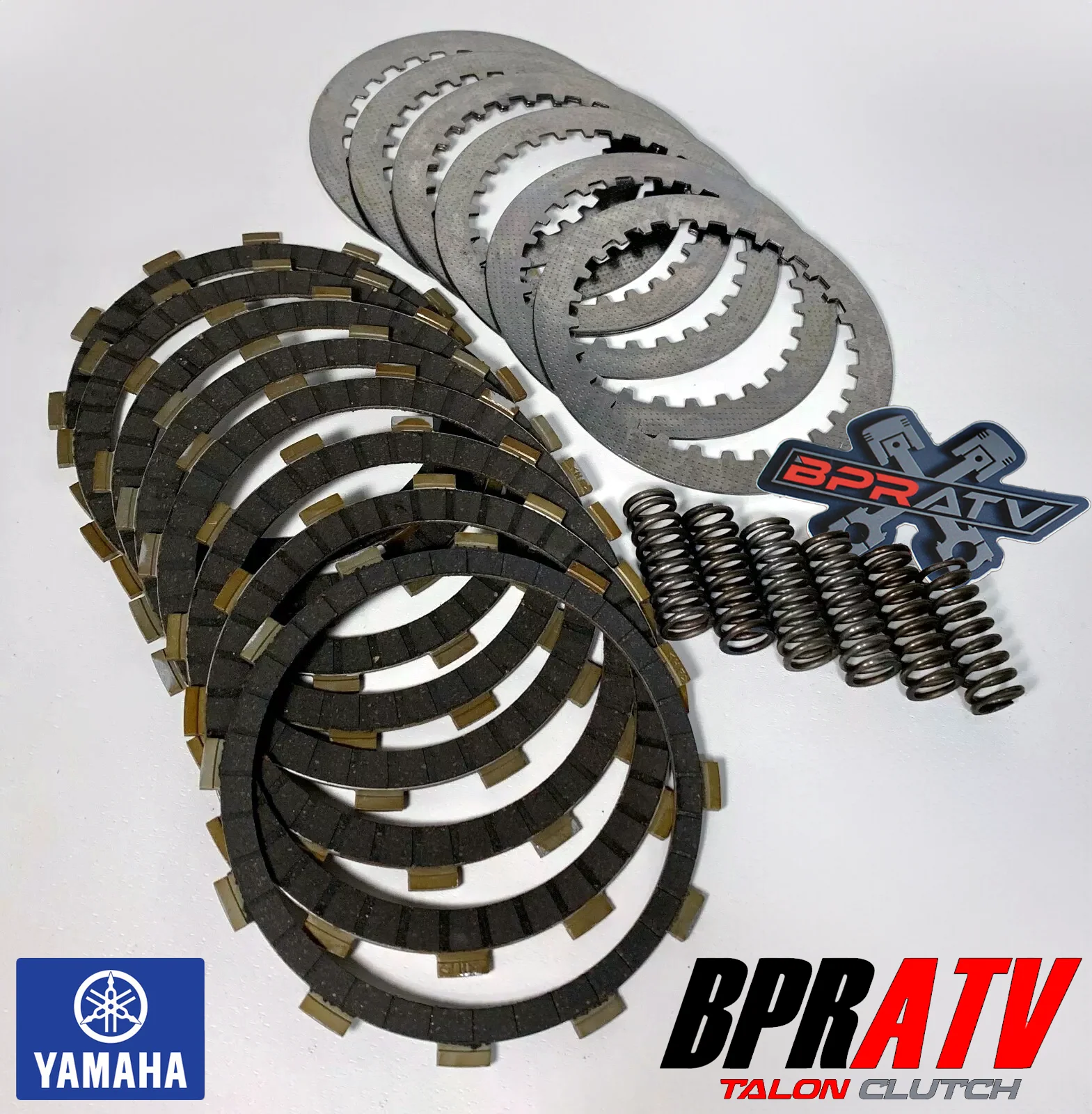Banshee 350 Billet Clutch Basket 8 Plate Drag Clutch Kit Fibers Steels Cushions - Image 2
